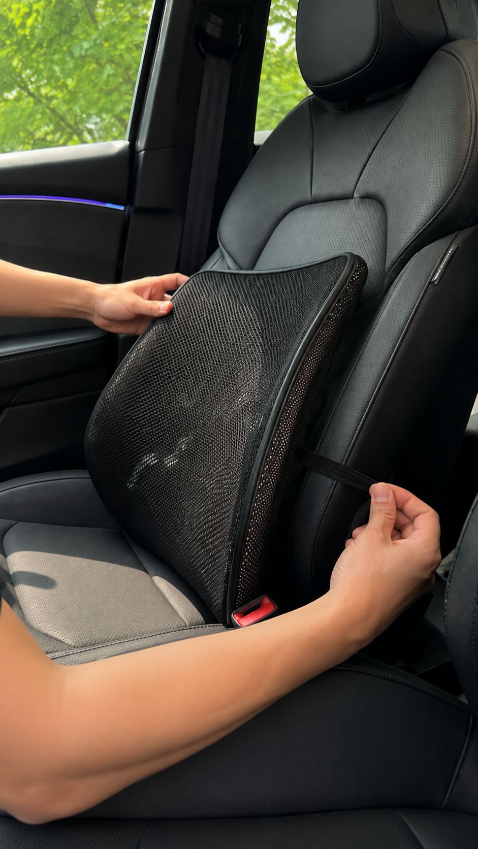 Back Care Car Cushion – Ergonomic Lumbar Support Cushion for Comfortable Driving