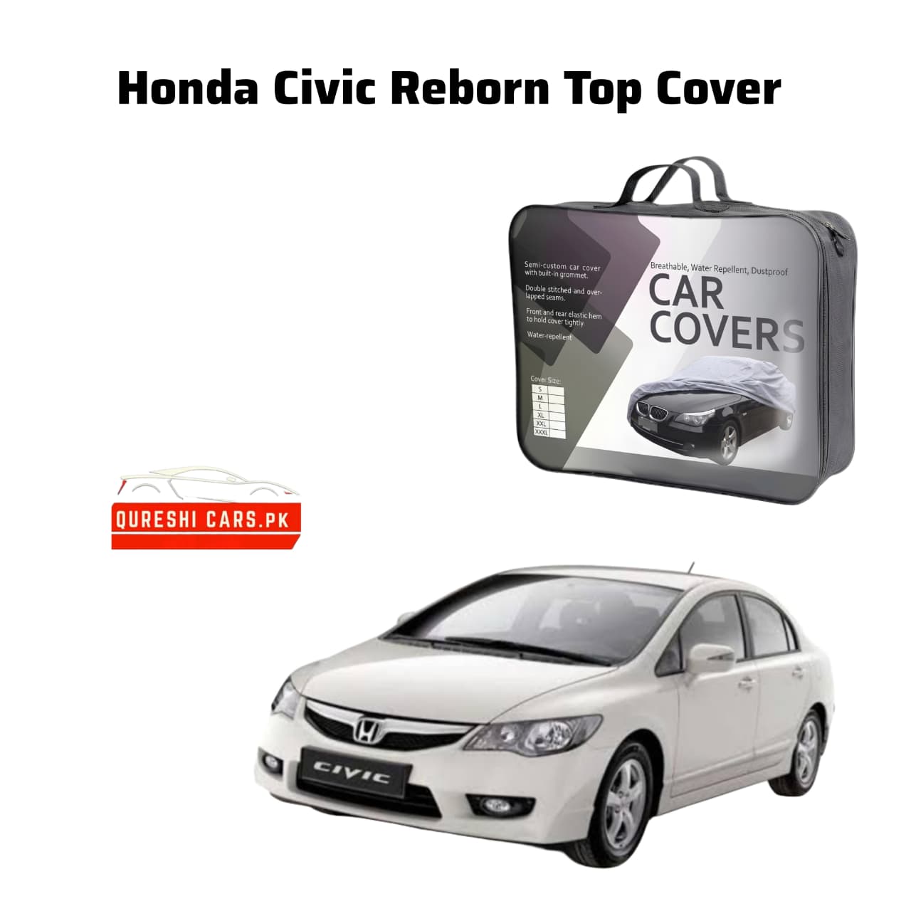 Premium Waterproof Car Top Cover for Honda Civic Reborn (2006 - 2012)