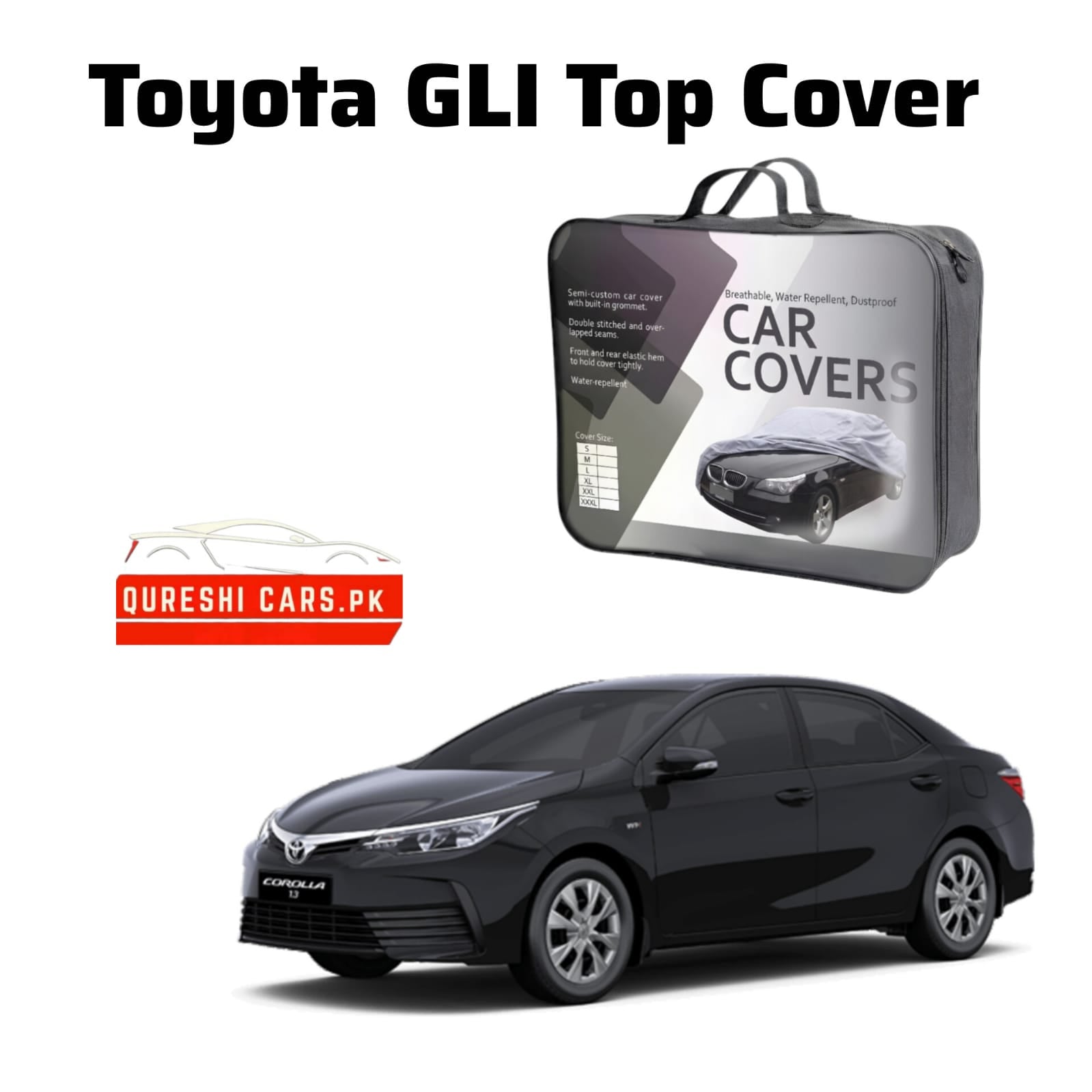 Premium Waterproof Car Top Cover for Toyota Corolla GLI (2014 - 2020)