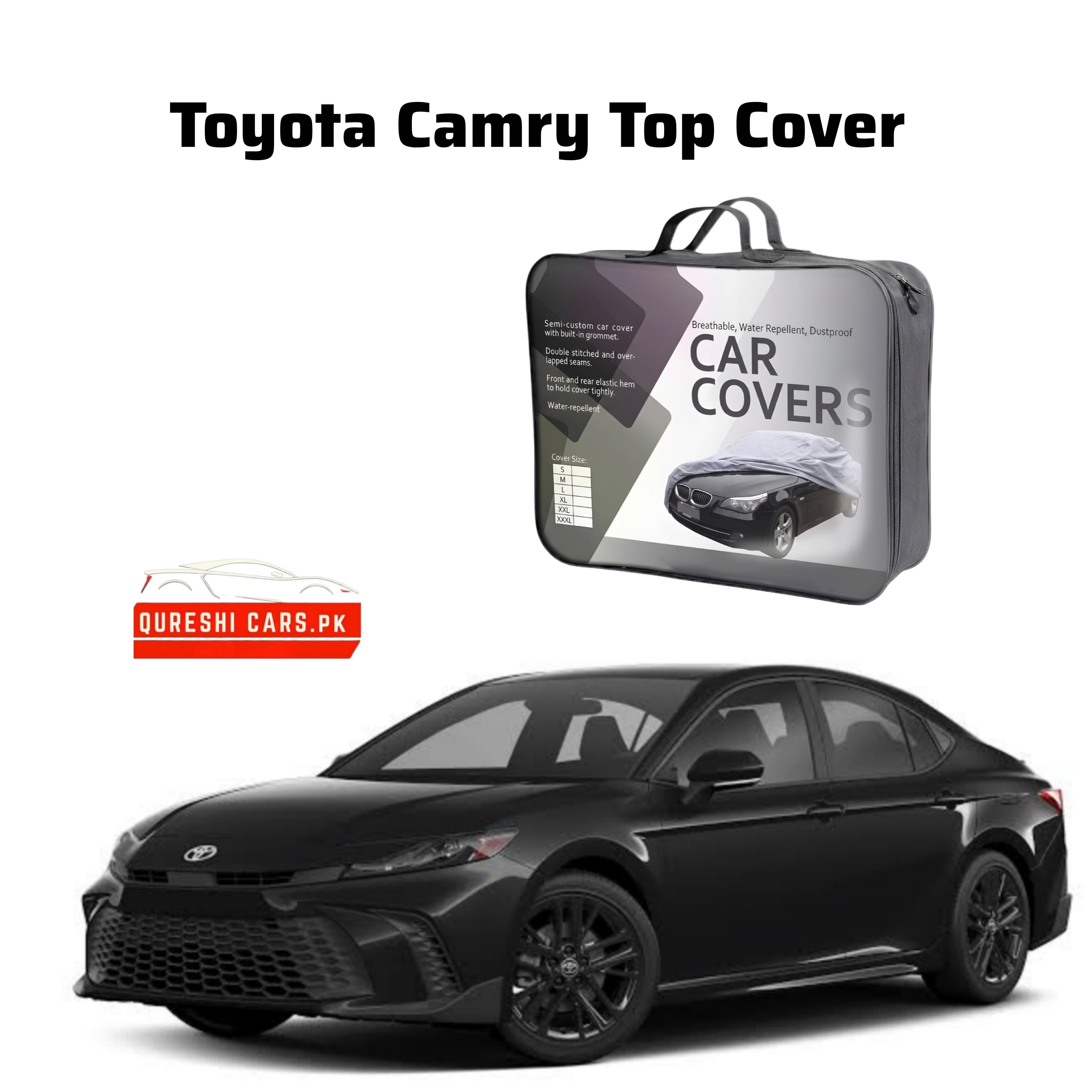 Premium Waterproof Car Top Cover for Toyota Camry (2020 - 2026) | Luxury Sedan Protection