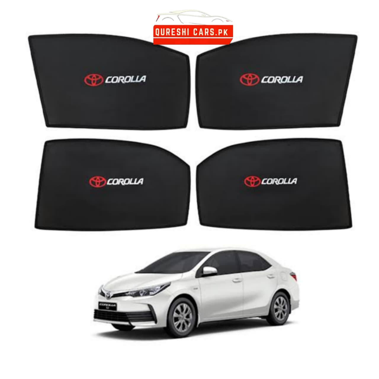 Premium Quality Sun Shades for Toyota Corolla Gli 2014 - 2023