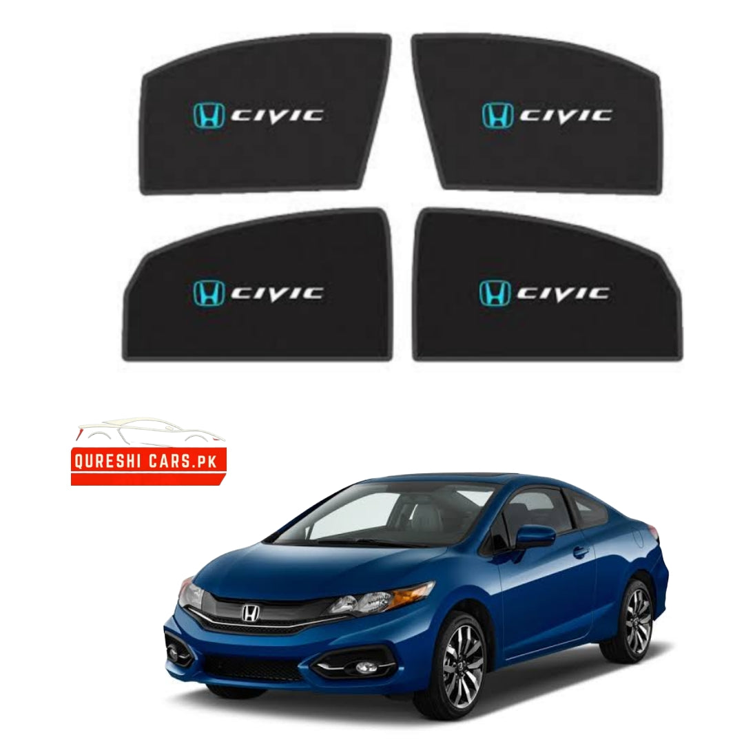 Premium Quality Sun Shades for Honda Civic Coupe 2012 - 2015