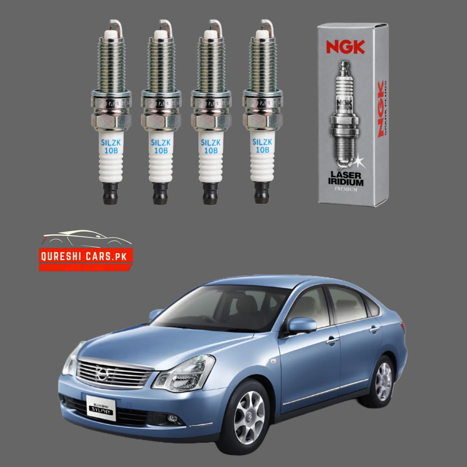 Original Spark Plug For Nissan Bluebird 2005 - 2012 NGK