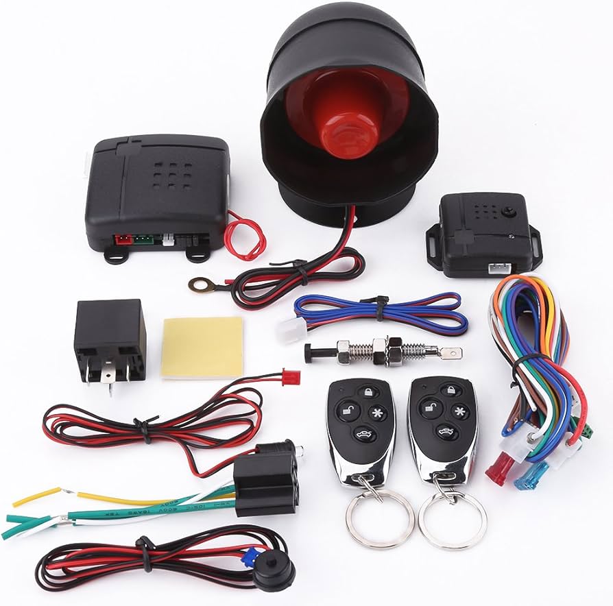 Maxxas Car Alarm Security - Full kit - Universal Fit