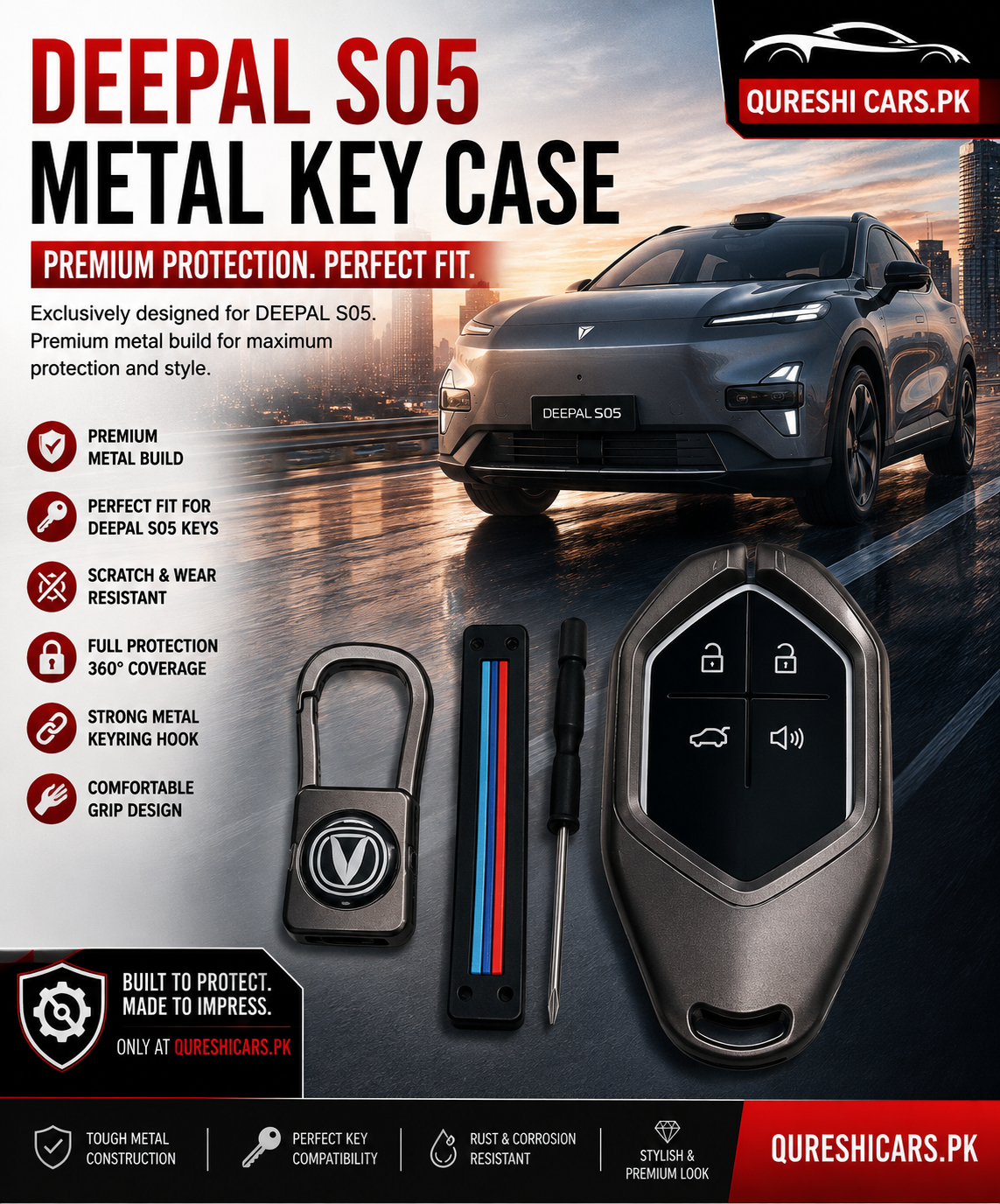 Depal S05 Car key Metal Case - Premium Quality