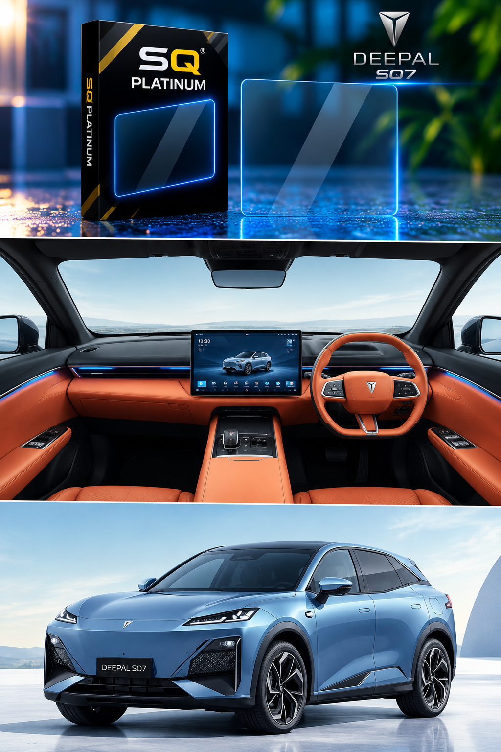 Depal S07 Infotainment Screen Tempered Glass Protector – Premium Screen Guard